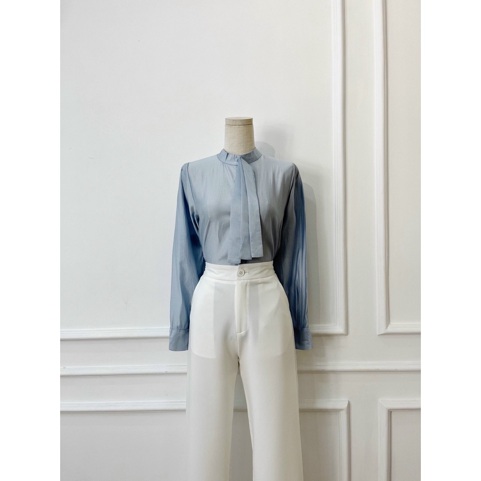 ÁO SƠ MI 3 TÀ - Áo sơ mi chất liệu tơ hàn mềm mịn mát, form lên chuẩn như hình, phong cách thanh lịch, sang trọng