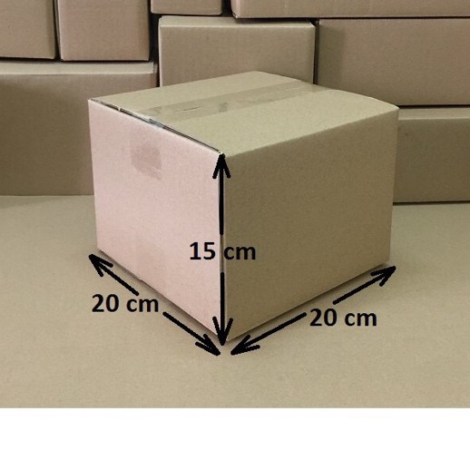 COMBO 20 thùng 20x20x15 carton đóng hàng cứng cáp
