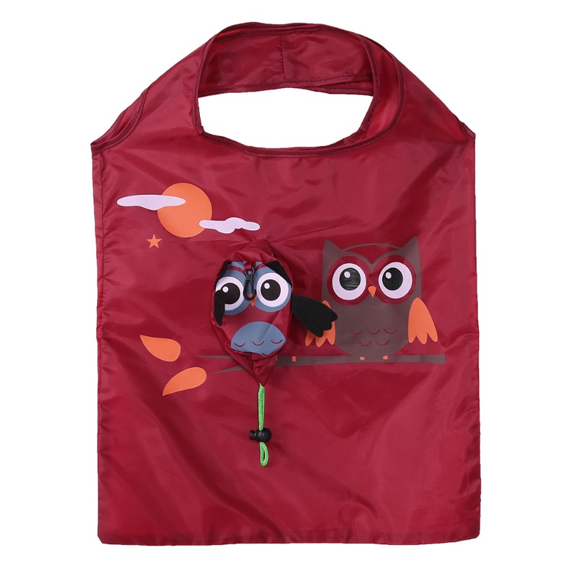 Túi Xách Mua Sắm Hình Cú Mèo Dễ Thương Có Thể Tái Sử Dụng