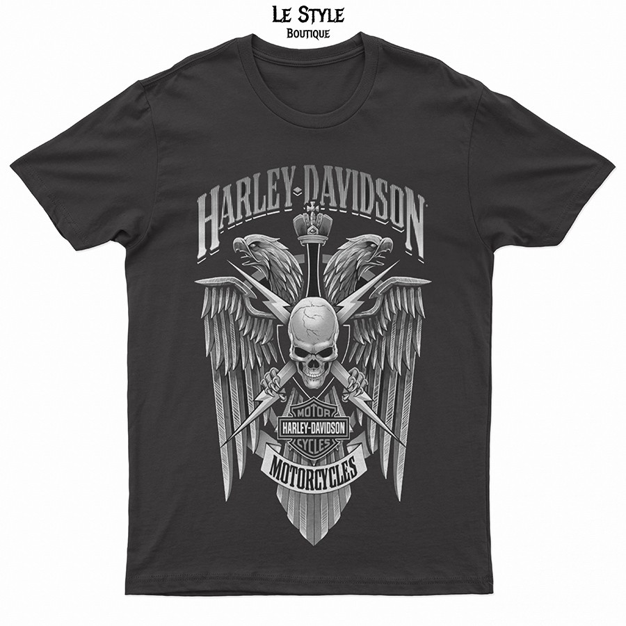 Áo thun tay ngắn form chuẩn [ 100% cotton ] HARLEY DAVIDSON