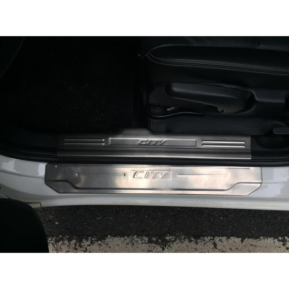 Ốp Bậc Cửa, Nẹp Bước Chân Xe Honda City 2018-2020 Chất Liệu Inox Cao cấp