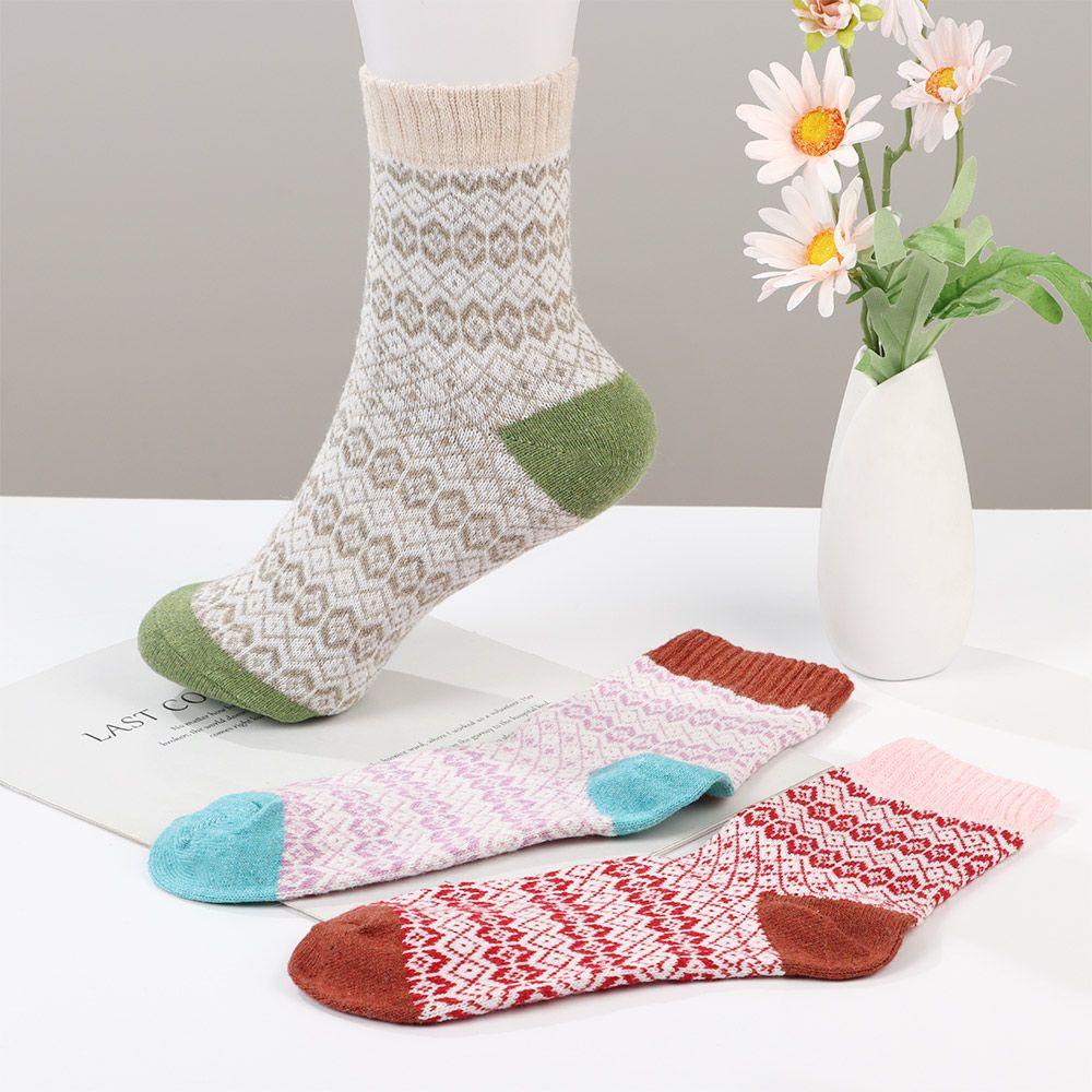 NIUYOU Set 5 Đôi Tất Giữ Nhiệt Mềm Mại Thoải Mái