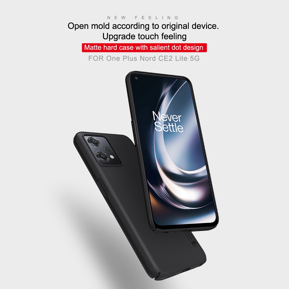 Ốp Điện Thoại Nillkin Bằng PC Cứng Siêu Mỏng Mặt Nhám Chống Sốc Chống Dấu Vân Tay Cho OnePlus Nord CE 2 Lite 5G