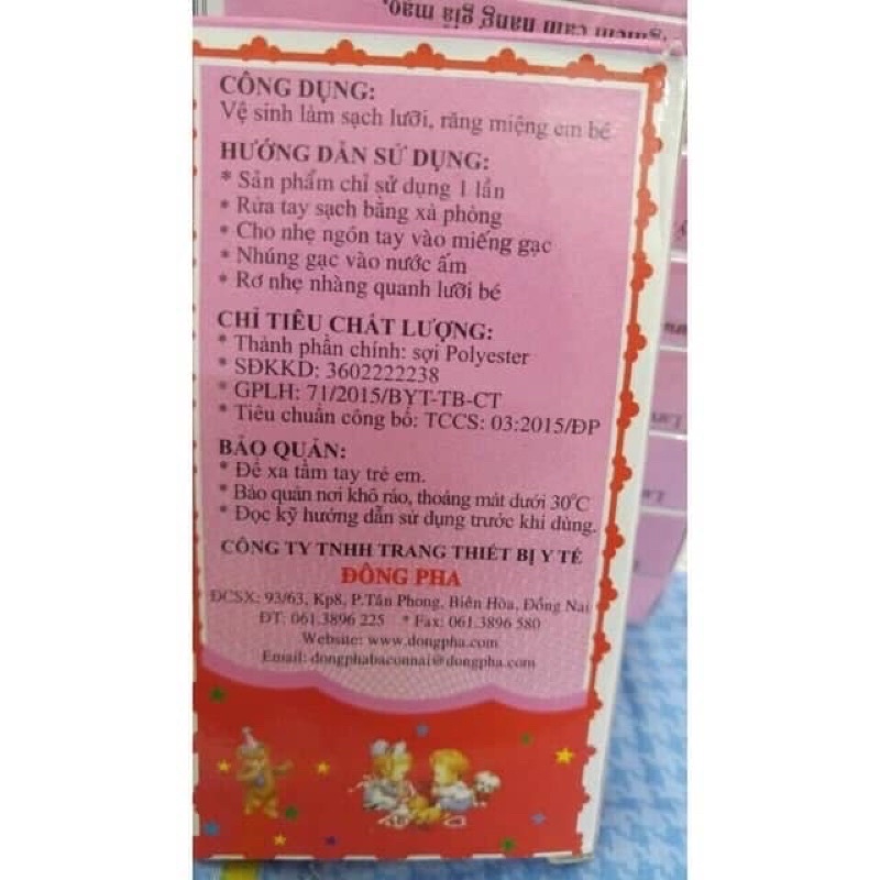 Gạc rơ lưỡi Đông Fa