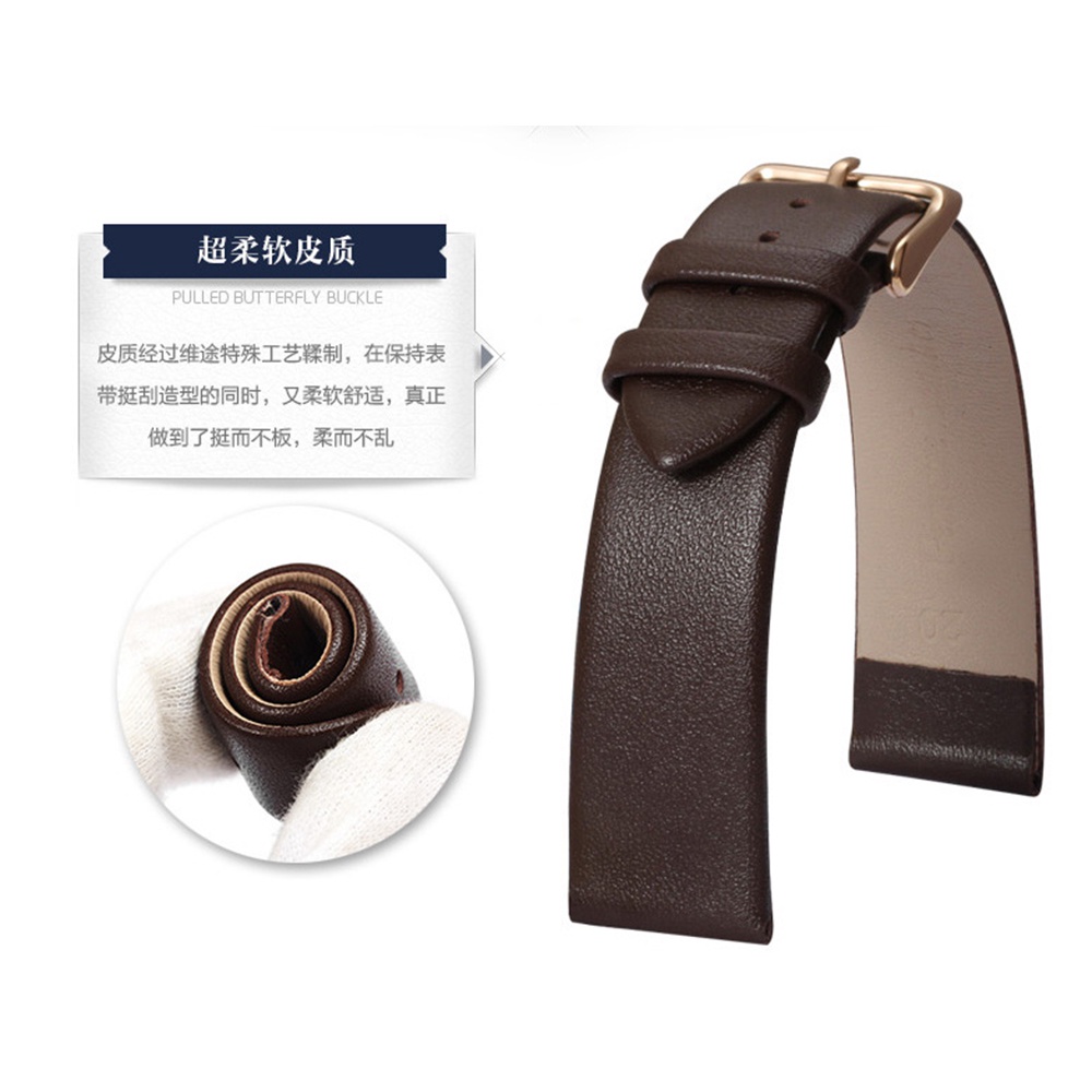 Dây Da Đeo Tay Siêu Mỏng 8mm 10mm 12mm 13mm 14mm 15mm 16mm 17mm 18mm 19mm 20mm 21mm 22mm