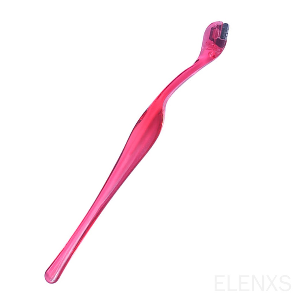 [Hàng mới về] Dao cạo lông mày bằng thép không gỉ thiết kế tay cầm nhựa màu sắc ngẫu nhiên