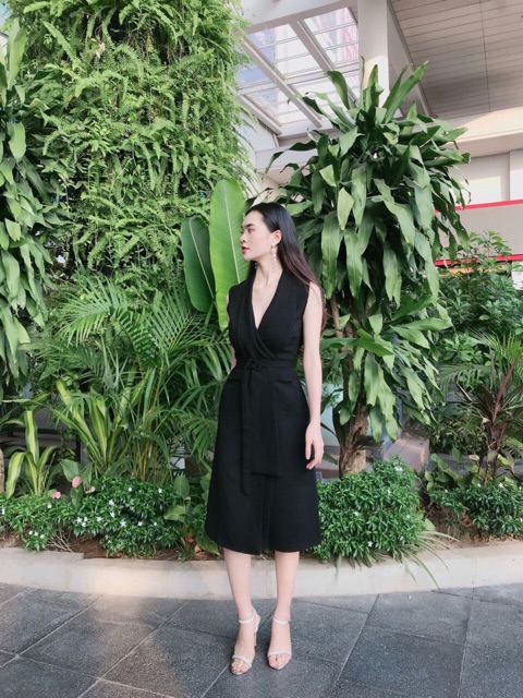 Đầm đầm dự tiệc vest thắt eo sang trọng | BigBuy360 - bigbuy360.vn