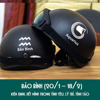 BẢO BÌNH KÈM KÍNH UV - nón bảo hiểm nữa đầu CUNG HOÀN ĐẠO kèm kính uv x400 mẫu mới - mũ BẢO BÌNH kèm kính uv x400