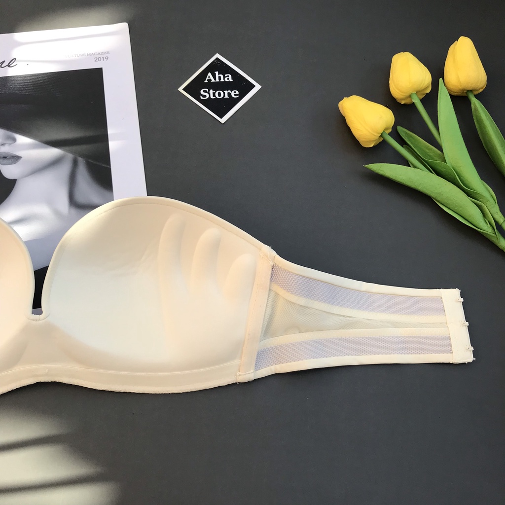 Áo Ngực Không Dây Phối Ren Đệm Mỏng Hình Bàn Tay Chống Tụt Yion Underwear AKD09