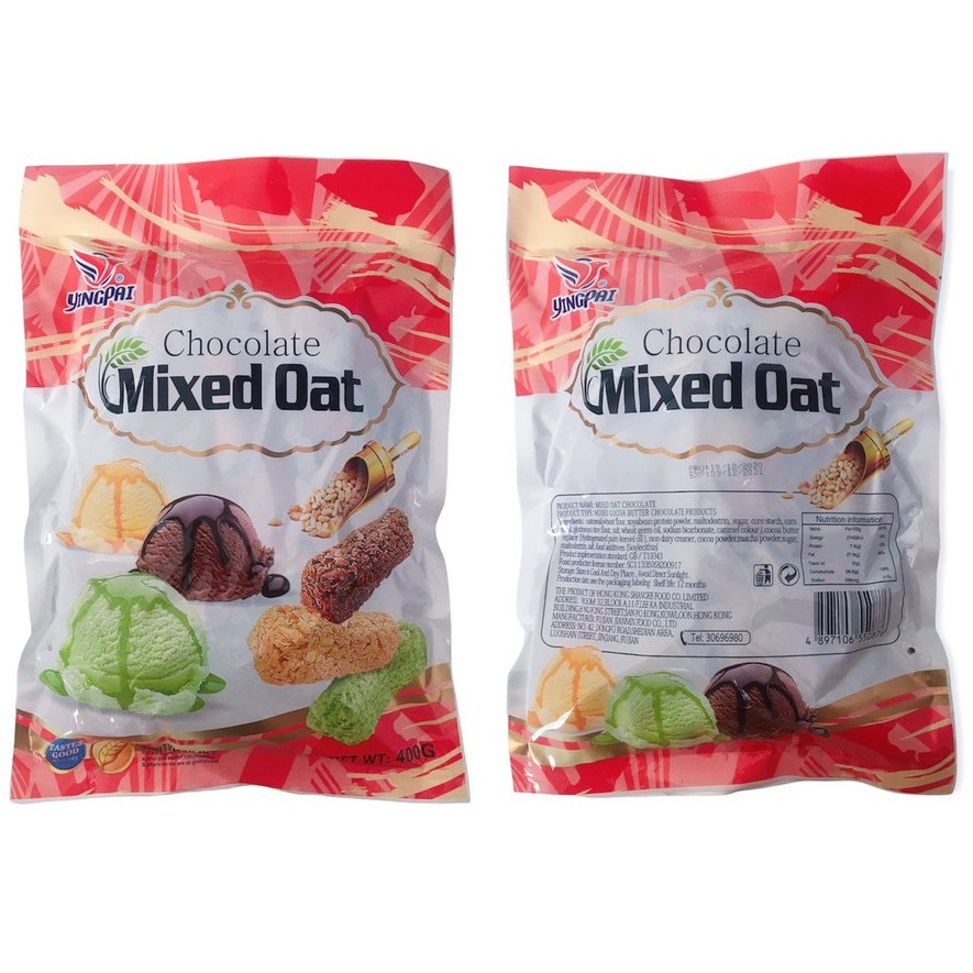 Bánh Yến Mạch MIXED OAT 3 vị gói 400g