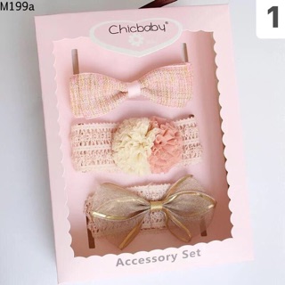 Set 3 băng đô Chicbaby cho bé