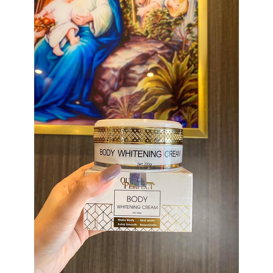 [Chính hãng] Kem body trứng dưỡng trắng Queen Perfect, kích trắng nhanh, làm đều màu da, cấp ẩm, xóa mờ thâm sạm | BigBuy360 - bigbuy360.vn
