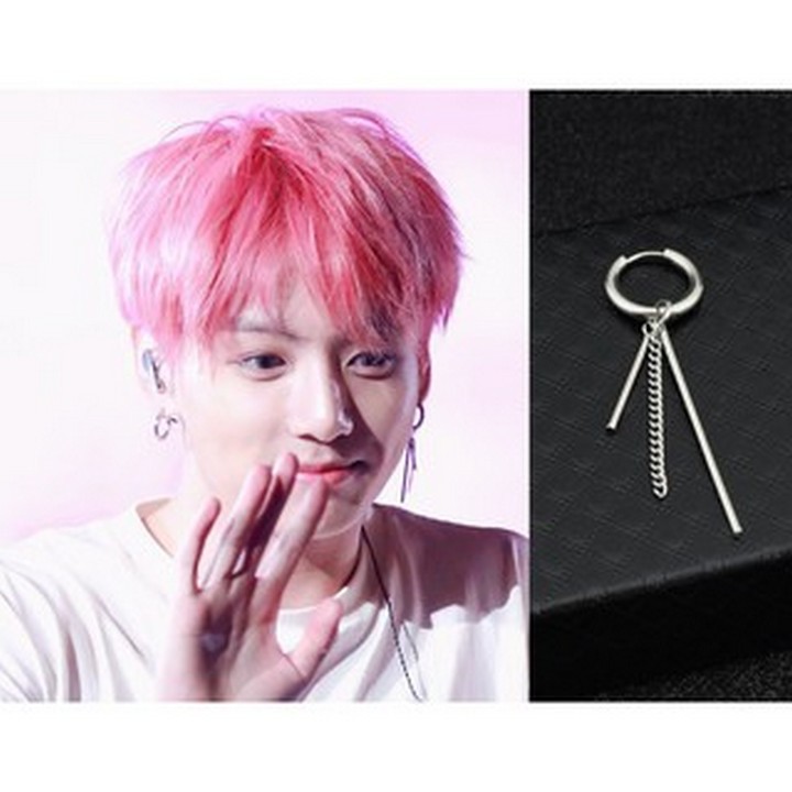 Khuyên tai jungkook fakelove idol thời trang cá tính bông tai Unisex phong cách Hàn Quốc không han gỉ