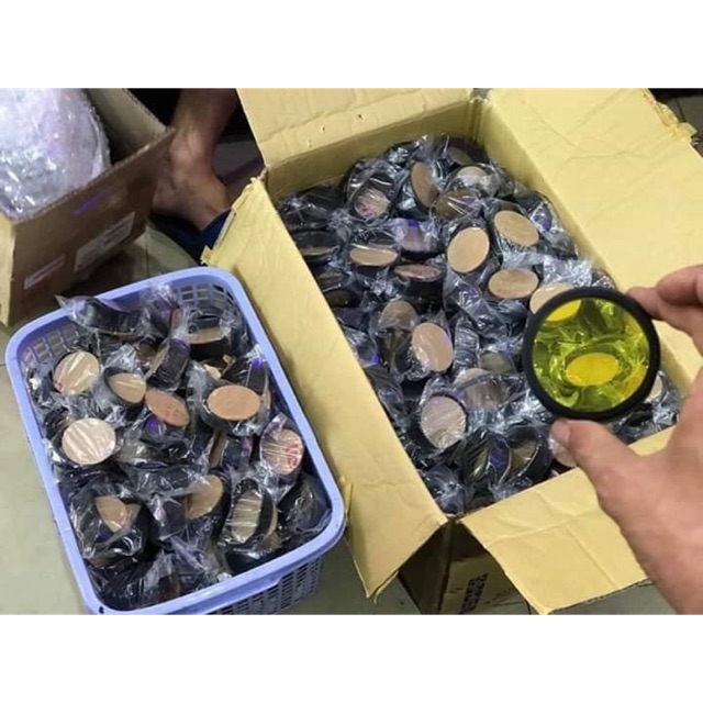 Len vàng phá sương gắn led L4x