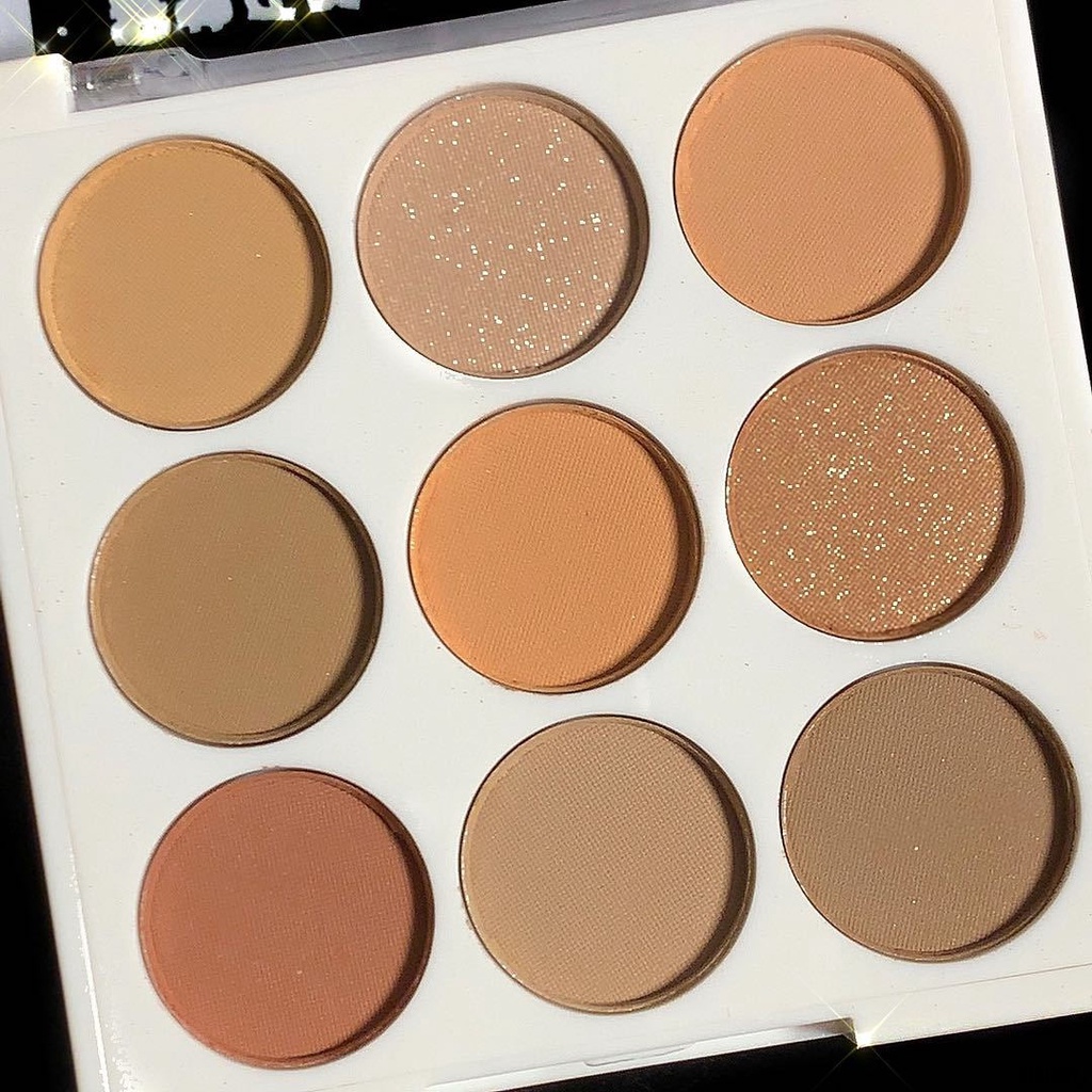 [Hàng mới về] Bảng phấn mắt ngọc trai 9 màu tông đất chống nước và mồ hôi họa tiết vịt hoạt hình | BigBuy360 - bigbuy360.vn