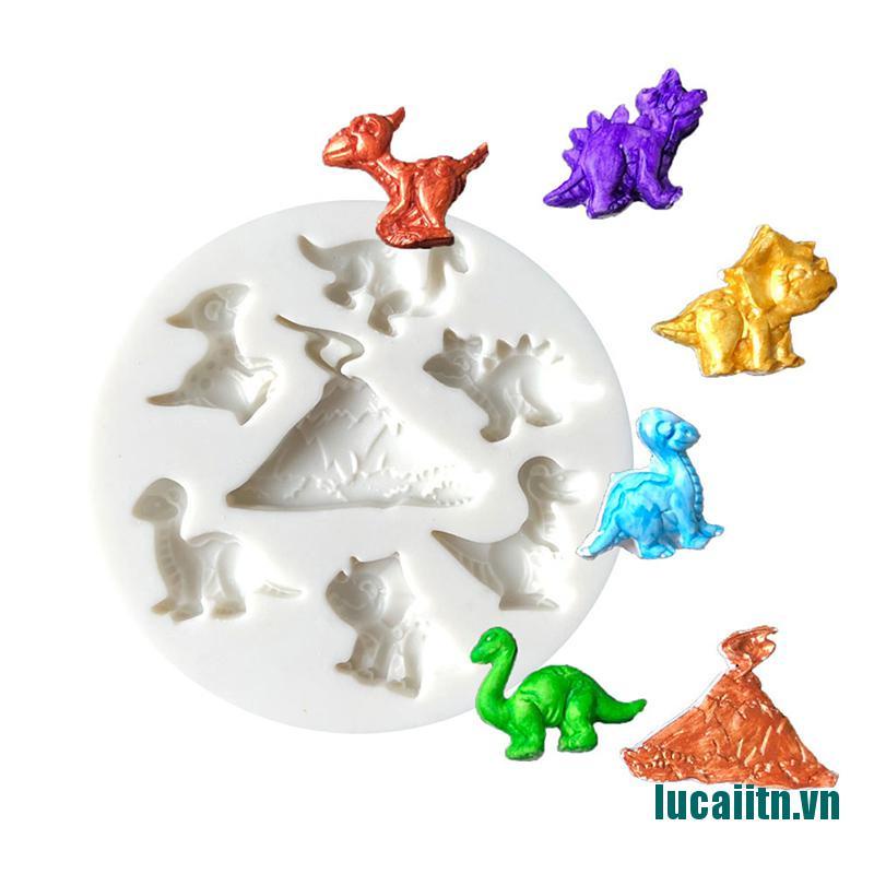 hot&Dinosaur silicone cake mold fondant mold cake decorating tools chocolate mould