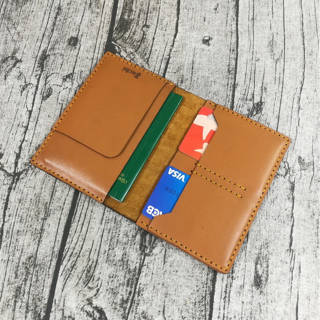 Ví đựng passport hộ chiếu da bò handmade  - Zachi PP831