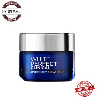 Kem Dưỡng Trắng, Mờ thâm, Nám Da Ban Đêm L'Oreal White Perfect Clinical Overnight