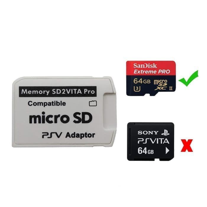 Đầu Chuyển Đổi Thẻ Nhớ Micro Sd Psvita Ps Vita Sd2Vita Pro