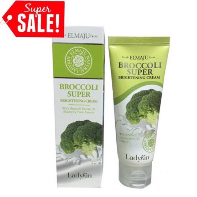 Kem bông cải xanh Ladykin Broccoli Super Brightening