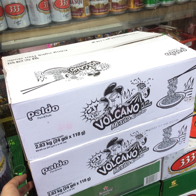 Gói Mỳ Xào Cay Volcano Koreno Paldo Gà Phomai 118g | BigBuy360 - bigbuy360.vn