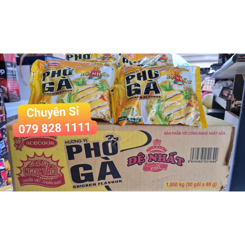 Bán Buôn Thùng Phở Gà Đệ Nhất 30 gói * 65gr