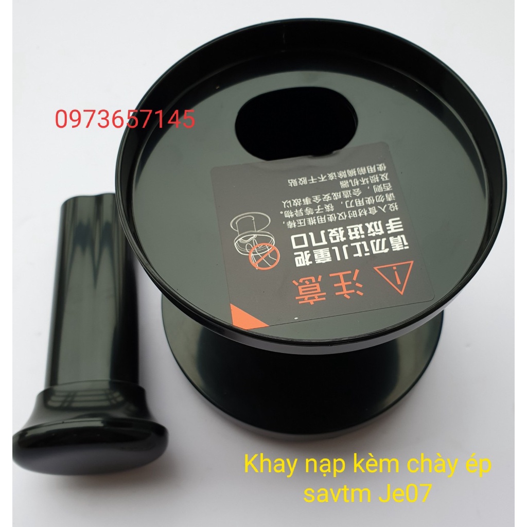 Thanh nhồi và Khay nạp máy ép chậm savtm