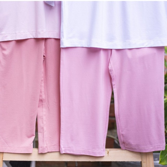 Bộ Quần Áo Nous pyjama trắng hồng