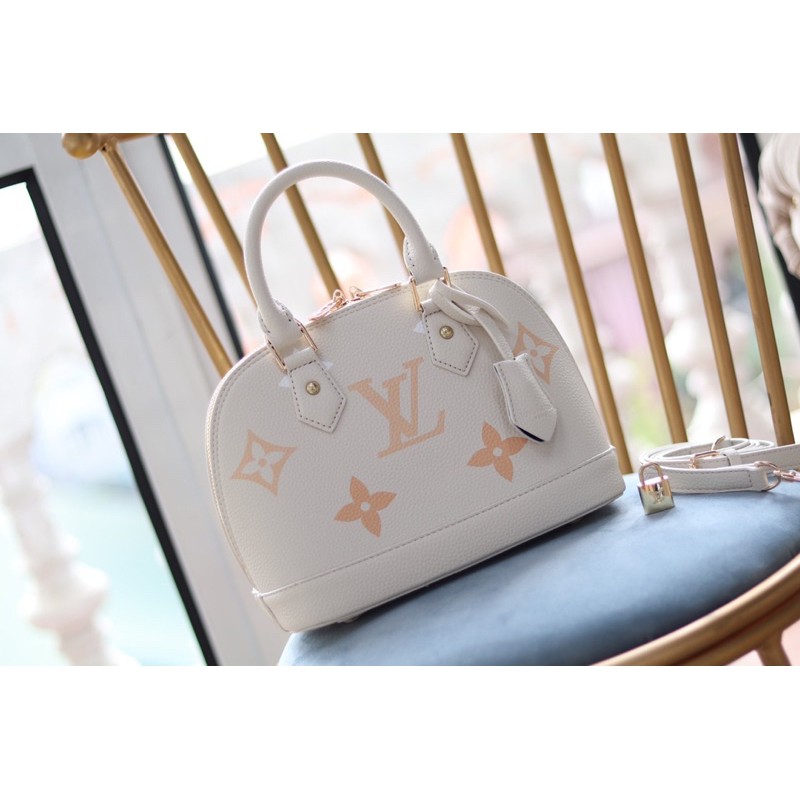 Túi Lv dáng hến 24cm fullbox vân da sần