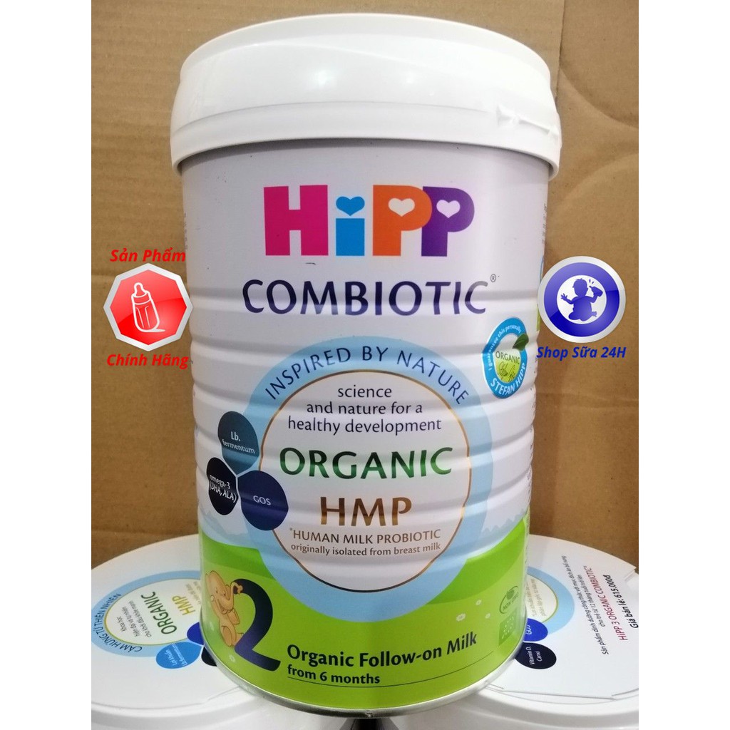 [MẪU MỚI] Sữa HiPP COMBIOTIC ORGANIC HMP Số 1, 2, 3, 4 Lon 800G