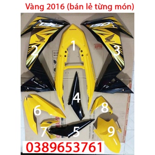 Dàn áo Winner V1 Vàng đời 2016 Zin chính hãng Honda (bán lẻ)