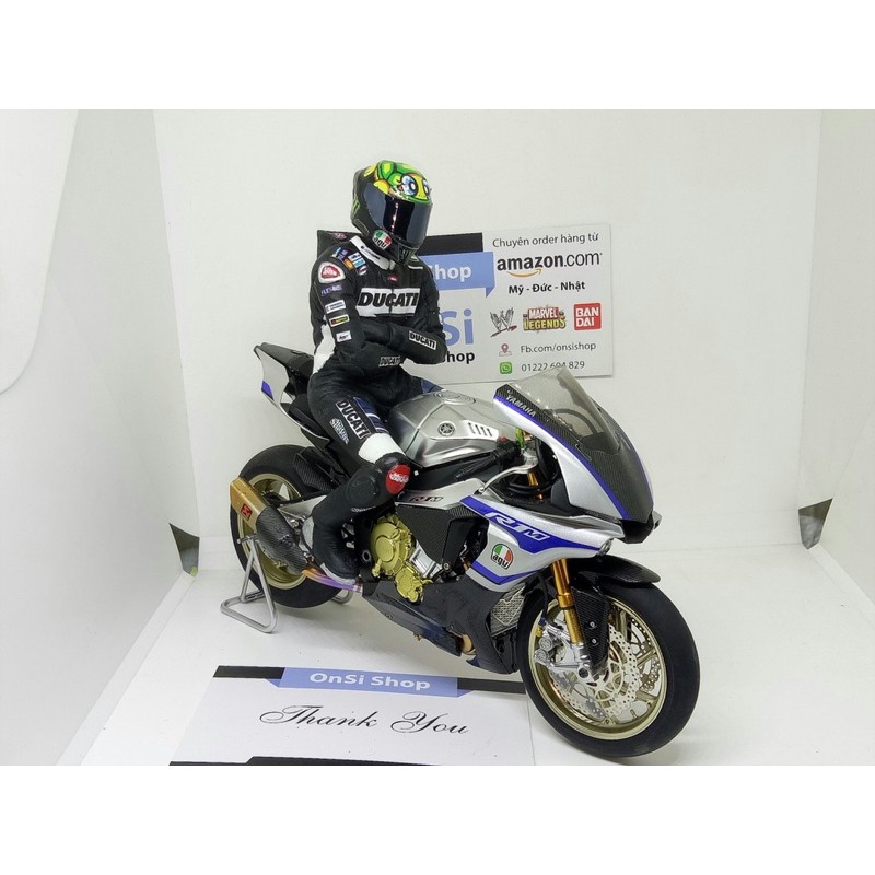 Mô hình nhân vật kèm nón   DUCATI handmade  tỉ lệ 1/12
