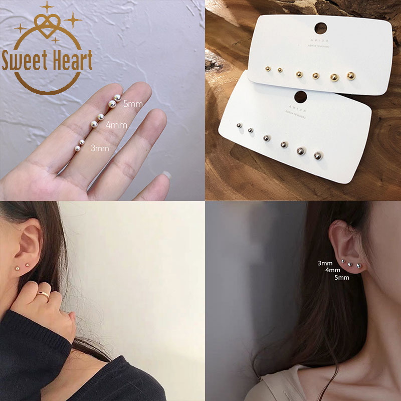 Set 6 Hoa Tai Thời Trang Xinh Xắn Thời Trang Dành Cho Nữ