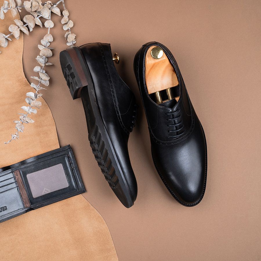 Giày Tây Nam LAFORCE Brogue GNLA6318-D Tặng Tất UNIQLO Chính Hãng