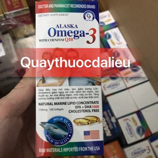 ✅DẦU CÁ OMEGA3 WITH COENZYM Q10 (100 viên)