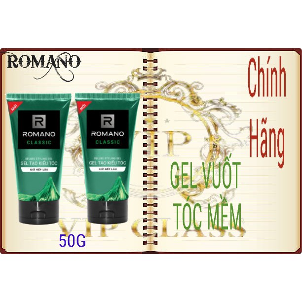 ROMANO_ GEL VUỐT TÓC MỀM 50G