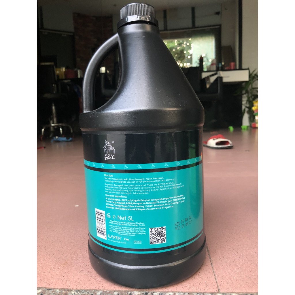 Dầu Gội Xả Can 5L KAFEN Phục Hồi Tóc - Siêu Rẻ, Siêu Mềm Mượt Lamyra