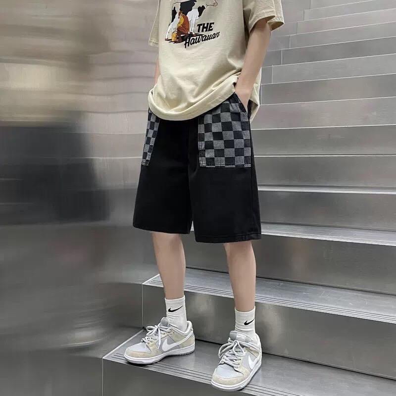 Quần Short Bò Jeans Lưng Thun Caro