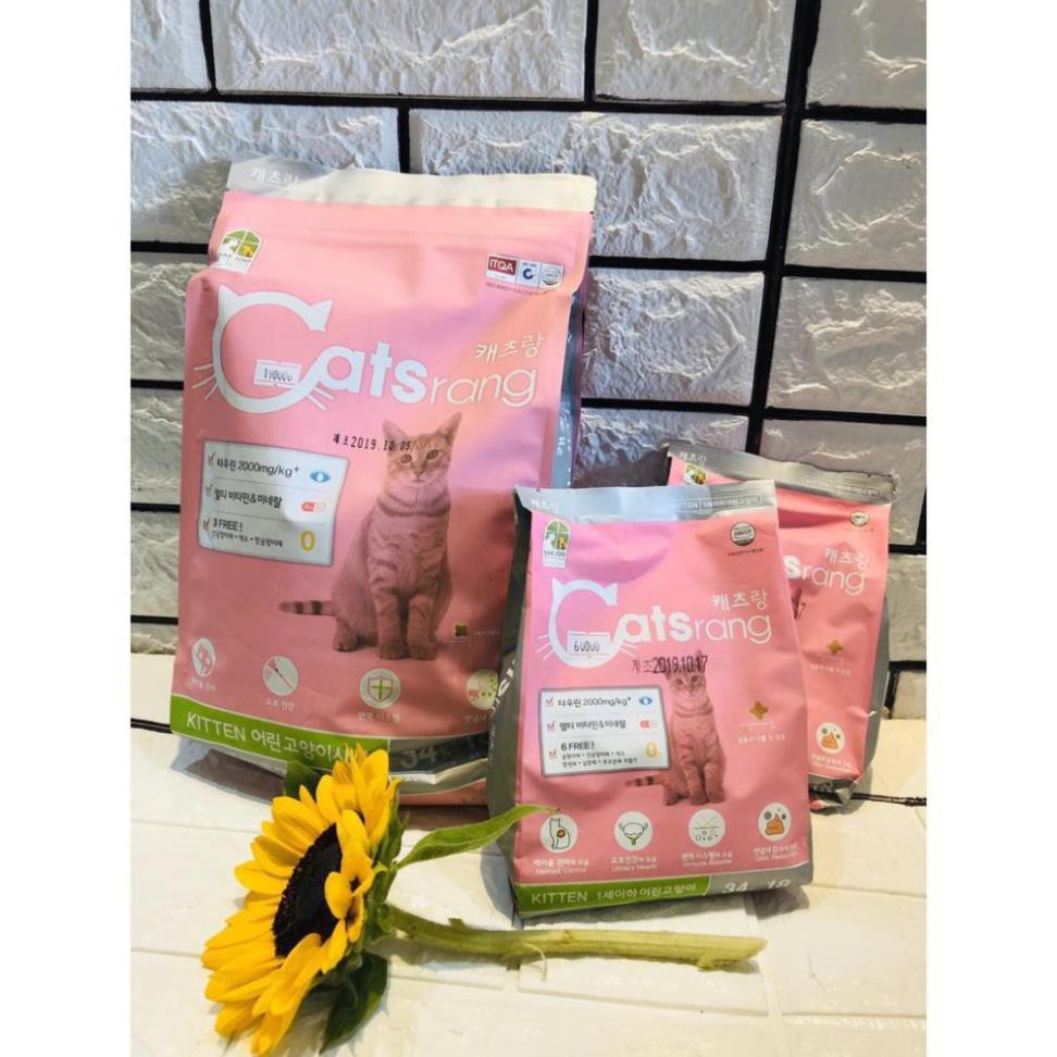 (400gr) Hạt CATSRANG KITTEN - Thức ăn cho mèo con 2-10 tháng tuổi Easypet