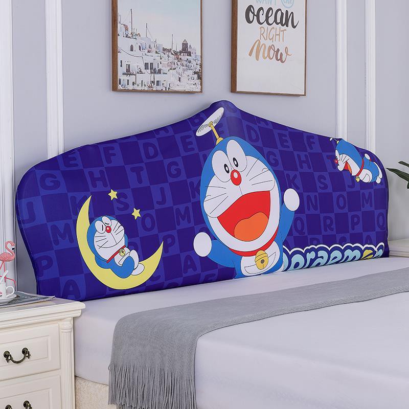 Vỏ Bọc Đầu Giường Chống Bụi Thoáng Khí In Hình Hoạt Hình Doraemon Dễ Thương
