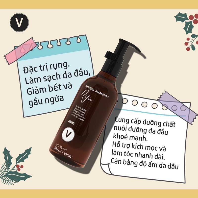 Combo Gội Retro+Ủ Phục Hồi VyVyHairCare