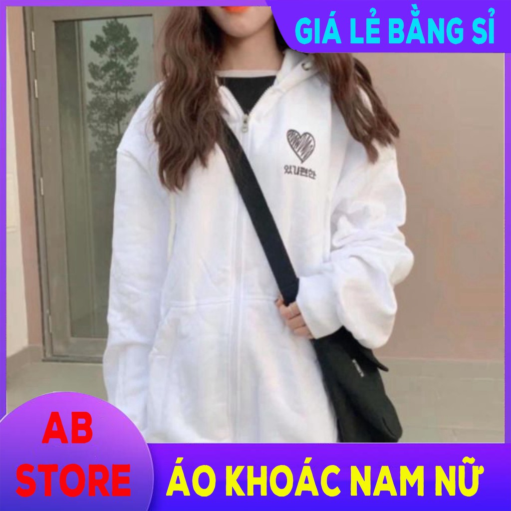 [Kèm Quà] Áo Hoodie dây kéo. Áo khoác Hooide Nam nữ Nỉ ngoại (Đủ Size M,L,XL) - AK.STORE | BigBuy360 - bigbuy360.vn