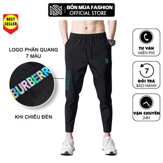 Quần Jogger nam, quần thun nam dài thể thao chất thun dày dặn Chống nhăn, Chống xù, Logo phản quang cao cấp, mã LT068