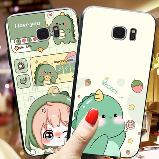 Ốp lưng điện thoại Samsung s6 / ss s6 edge / ss s7 / ss s7 edge khủng long xanh dino saur