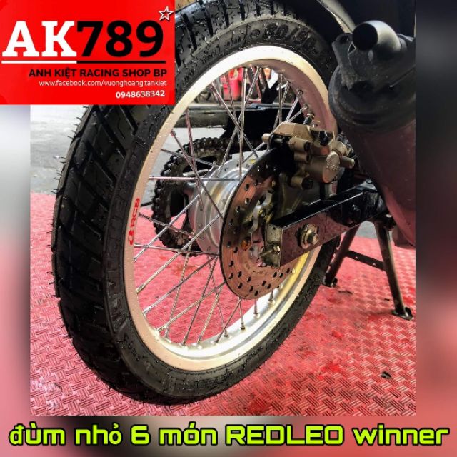 Bánh chỉ winner đùm Redleo niềng x1r