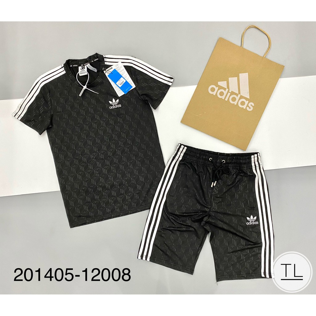 Bộ hè Das vân chìm hot trend - Bộ cộc nam Das hàng new