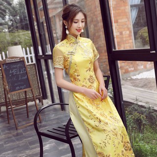 Chinese Style Long Cheongsam