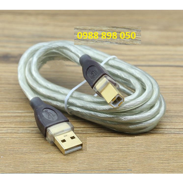 Dây cáp máy in usb dài 1.5m-3m-5m loại tốt