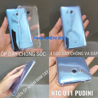 [HTC U11] Ốp lưng silicon trong dầy cao cấp Ultrathin