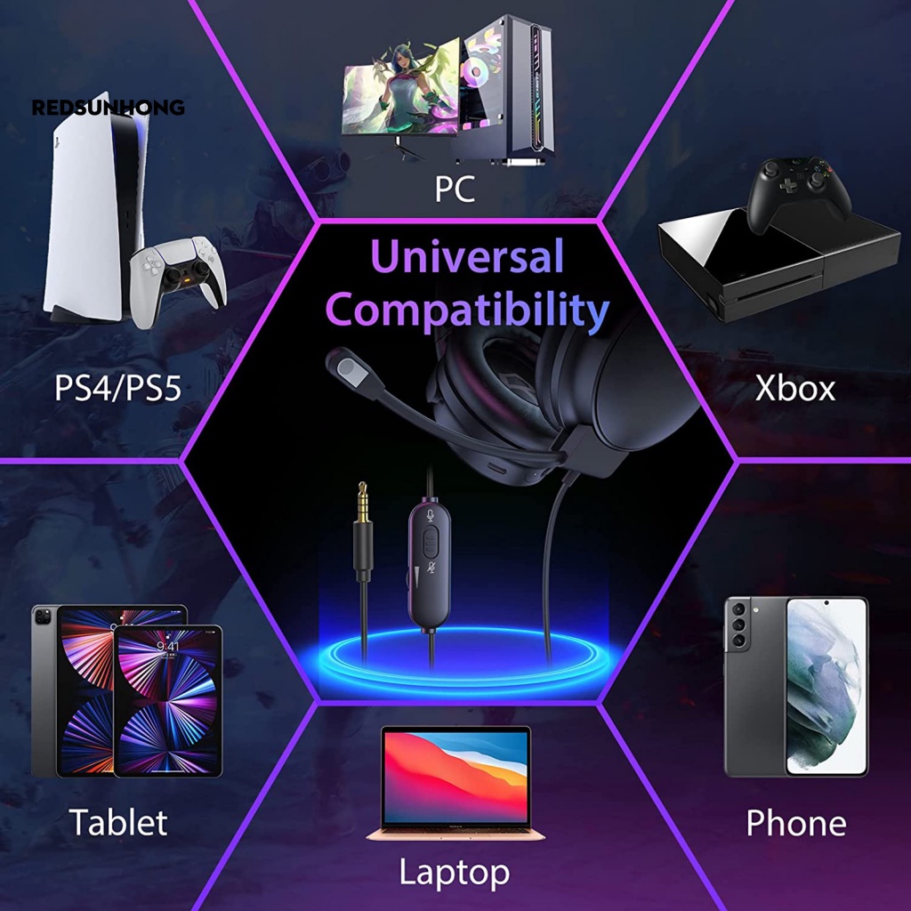 Tai Nghe Chơi Game Có Dây Dài Dễ Lắp Đặt Cho Văn Phòng